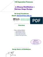 5-Lecture Note - Binary Distillation-Equilibrium Stage Design