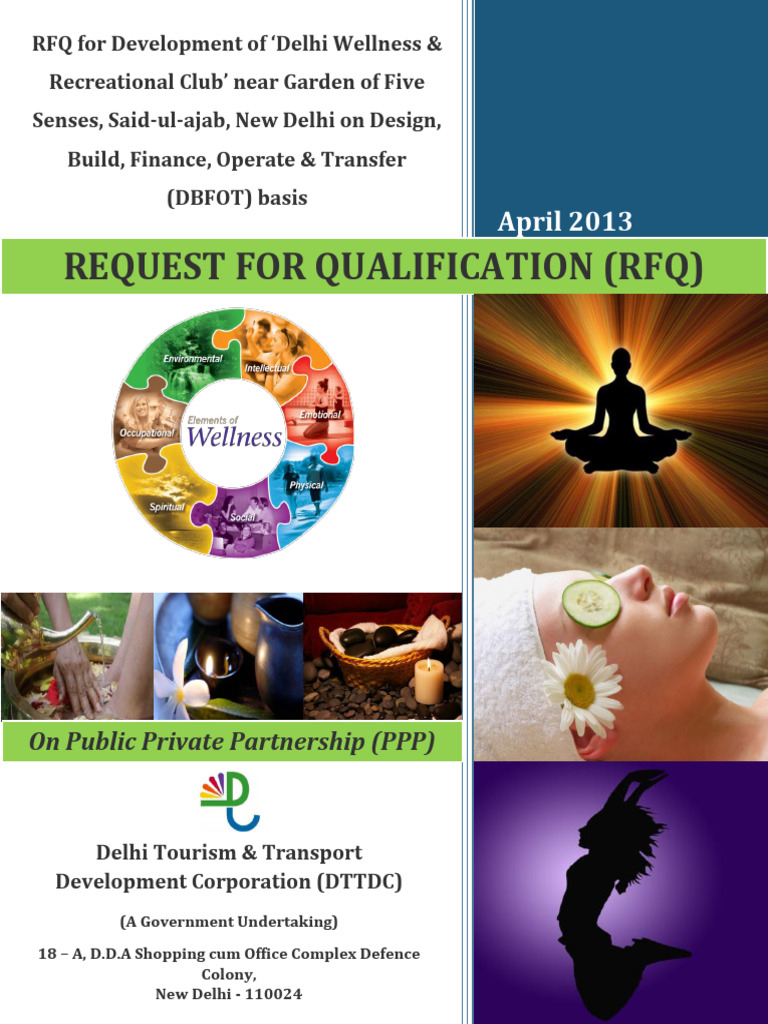 RFQ Wellness Centre Revised | PDF | Request For Proposal | Consortium