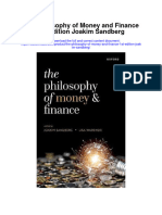 The Philosophy of Money and Finance 1St Edition Joakim Sandberg Full Chapter