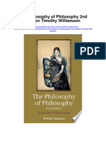 The Philosophy of Philosophy 2Nd Edition Timothy Williamson Full Chapter