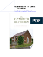 Download The Plymouth Brethren 1St Edition Introvigne full chapter