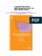 Download Geo Societal Narratives Contextualising Geosciences 1St Edition Martin Bohle full chapter