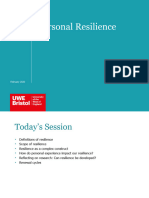 Lecture 5 - Personal Resilience