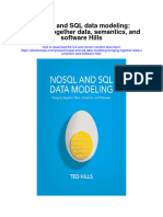 Nosql and SQL Data Modeling Bringing Together Data Semantics and Software Hills Full Chapter