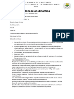 Planeación Didáctica Presencia de Contaminantes 4