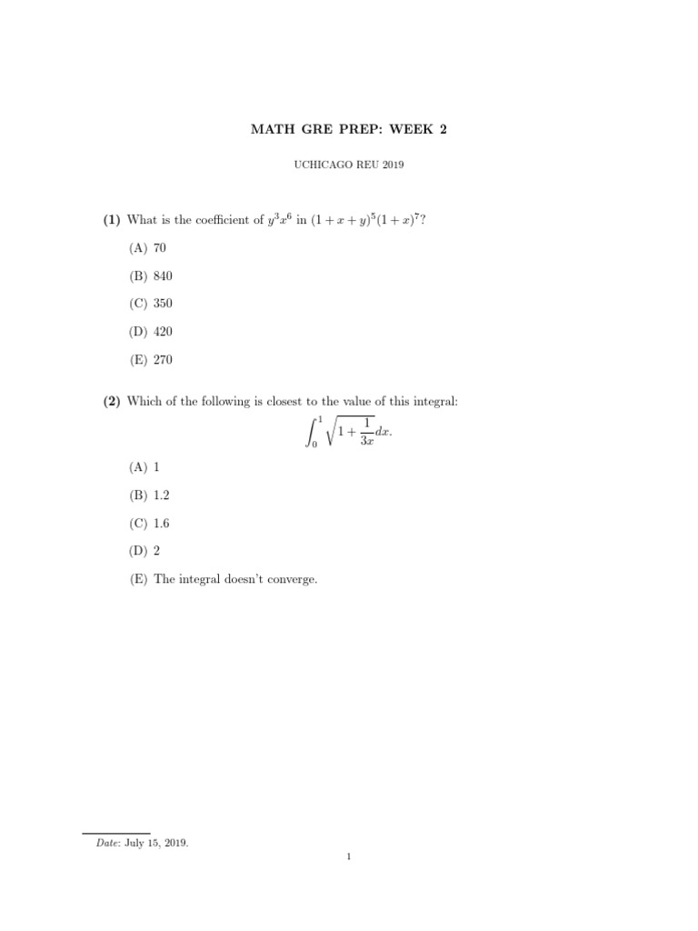 Week 2 | PDF | Basis (Linear Algebra) | Linear Map