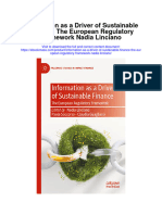 Information As A Driver of Sustainable Finance The European Regulatory Framework Nadia Linciano Full Chapter
