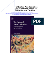 Download The Poetry Of Dantes Paradiso Lives Almost Divine Spirits That Matter 1St Ed 1St Edition Jeremy Tambling full chapter