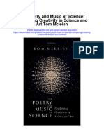 Download The Poetry And Music Of Science Comparing Creativity In Science And Art Tom Mcleish full chapter