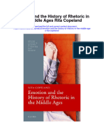Download Emotion And The History Of Rhetoric In The Middle Ages Rita Copeland full chapter