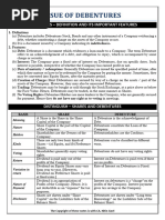 Company Acc - Issue of Debentures @CA - Study - Notes