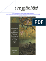 Download Not Quite Hope And Other Political Emotions In The Gilded Age Nathan Wolff full chapter