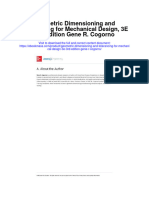 Download Geometric Dimensioning And Tolerancing For Mechanical Design 3E 3Rd Edition Gene R Cogorno full chapter