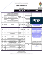 Convocatorias Directas: Febrero 4, 2022