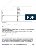 FCE Listening Practice Test 1 Part 1 Key & Transcript