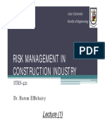 Risk Management Lec. 01