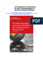 Download The Political Economy Of Sanctions Resilience And Transformation In Russia And Iran Ksenia Kirkham full chapter