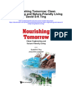 Download Nourishing Tomorrow Clean Engineering And Nature Friendly Living David S K Ting full chapter