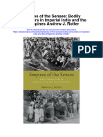 Empires of The Senses Bodily Encounters in Imperial India and The Philippines Andrew J Rotter Full Chapter