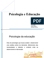 PSICOLOGIA - PSICOLOGIA E EDUCAÇÃO