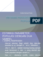 Estimasi Parameter Populasi Part II