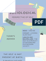 L3 Sociological Perspective of Self