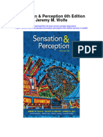 Sensation Perception 6Th Edition Jeremy M Wolfe All Chapter