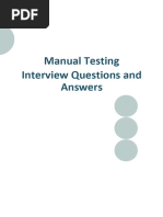 Manual Testing Interview Preparation 