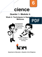 Sci6 Q1 Mod4 TechniquesInSeparatingMixtures v5