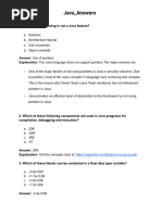 Set-1 Java - Answers