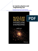 Nuclear Reactor Physics and Engineering Lee Full Chapter