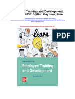 Employee Training and Development 9E Ise 9Th Ise Edition Raymond Noe Full Chapter