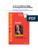 Download Geriatrie 4E Ed Edition College National Des Enseignants De Geriatrie full chapter