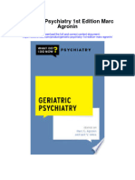 Download Geriatric Psychiatry 1St Edition Marc Agronin full chapter
