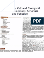 The Cell and Biological Membranes Structure and Function