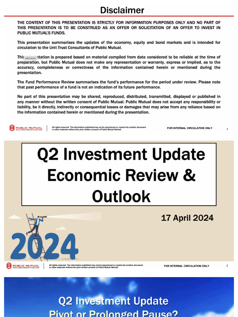 Investment Update For Quarter 2 - 17 April 2024 | PDF