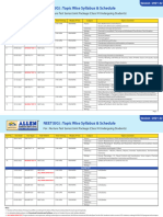 Allen Dlp Nurture Test Series Schedule 2023