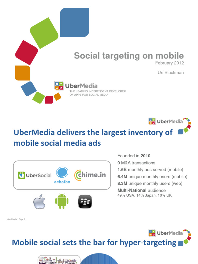 Mobile Social Targeting Strategies | PDF | Business | Social Science