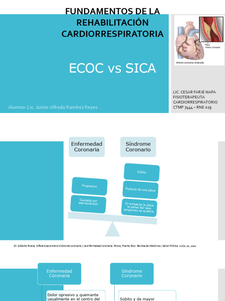 Comparativa entre ECOC y SICA | PDF | Medicina | Cardiología