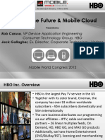 Mobile Coud 3 - Joint Presentation - HBO - Verizon