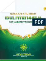 02 Naskah Khutbah Idul Fitri 1445 H Majelis Tabligh PDM Bantul - Eratkan Persaudaraan Dan Ukhuwah Pasca PEMILU