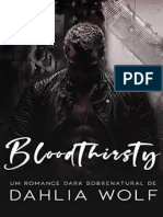 Bloodthirsty Livro Unico Dahlia Wolf