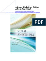 Nurse Anesthesia 6Th Edition Edition John J Nagelhout Full Chapter