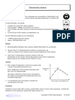 Thermometric Titration: Temperature (C)