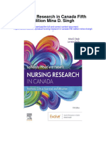 Download Nursing Research In Canada Fifth Edition Mina D Singh full chapter