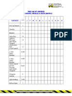 IST-first Aid Kit Checklist