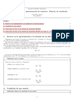 Tema 2.1 - Numero de Condicion de Una Matriz