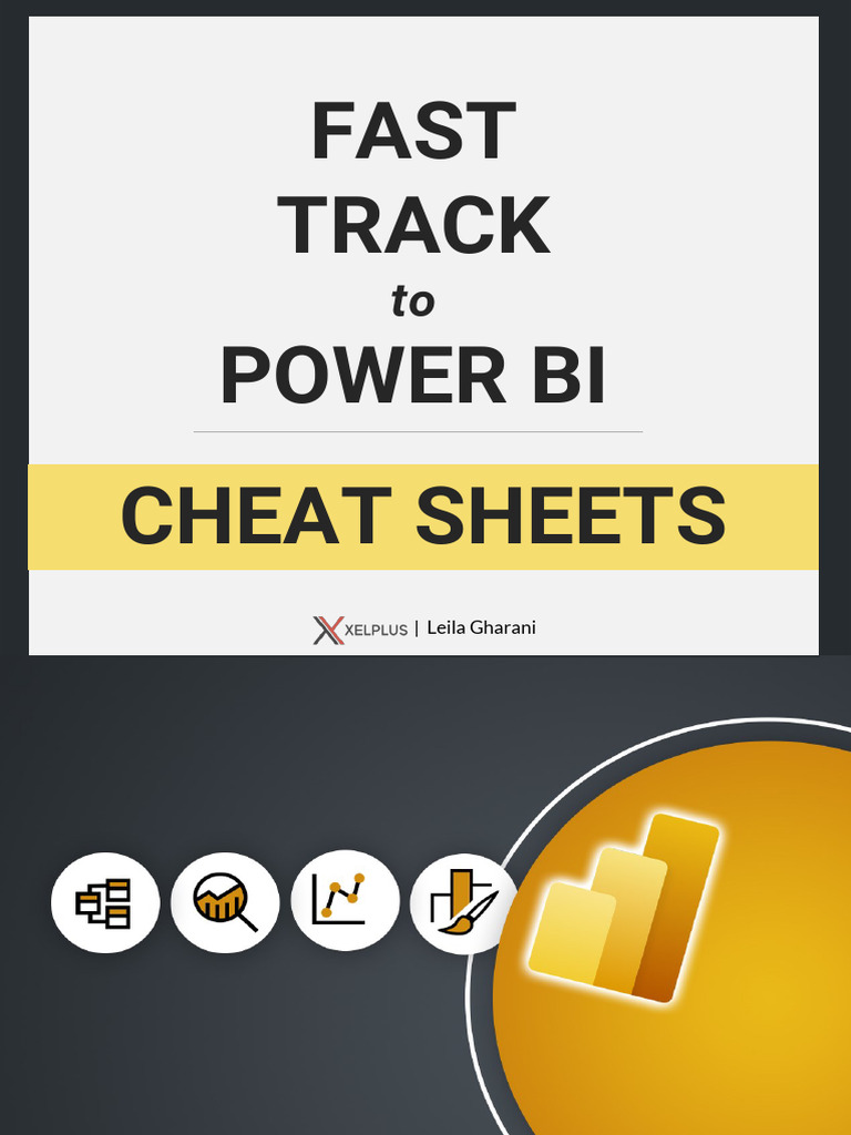 Power BI Cheat Sheets | PDF | Microsoft Sql Server | Page Layout