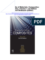 Encyclopedia of Materials Composites Composites Volume 1 1St Edition Dermot Brabazon Editor Full Chapter