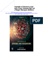 Download Encyclopedia Of Sensors And Biosensors Four Volume Set 1St Edition Roger Narayan Editor full chapter